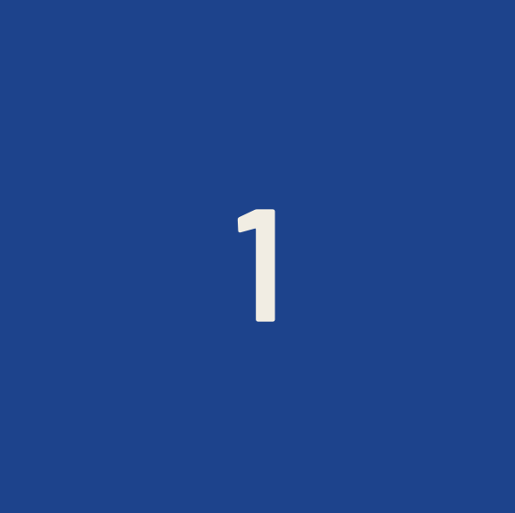 Number 1 icon